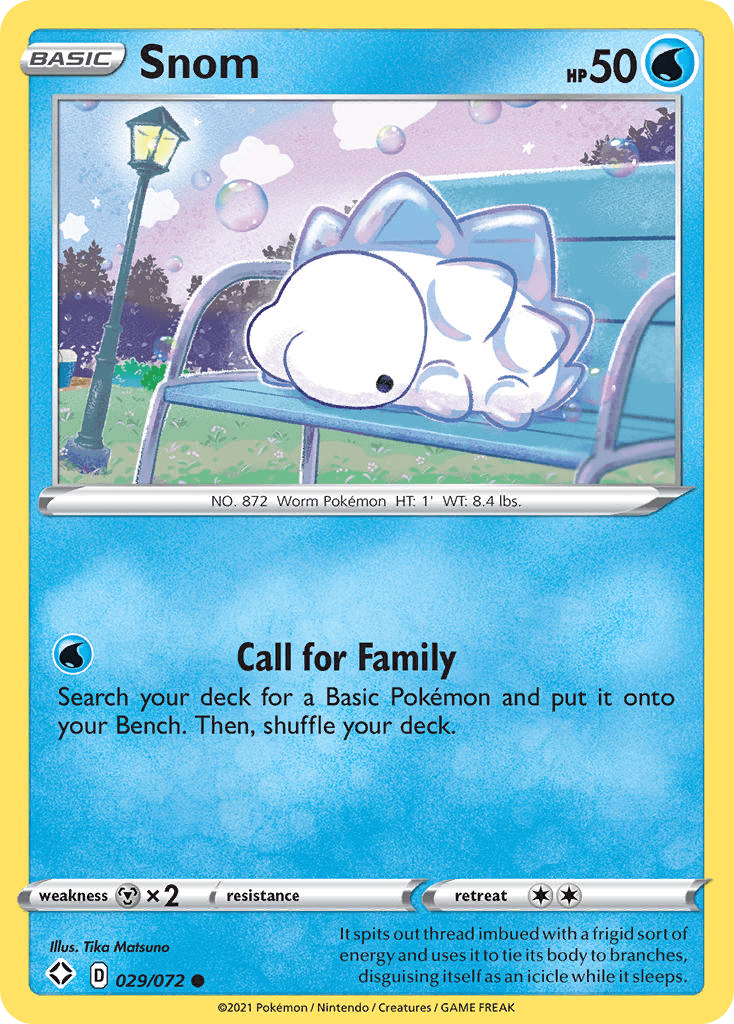 Snom, carta 29 de Shining Fates