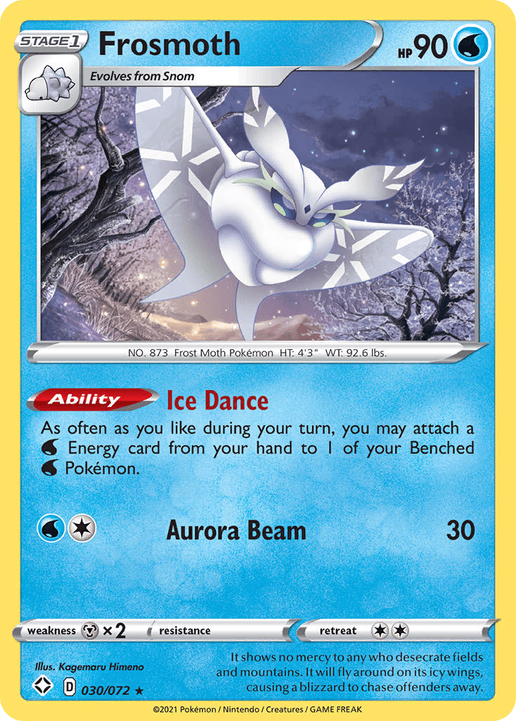 Frosmoth, carta 30 de Shining Fates