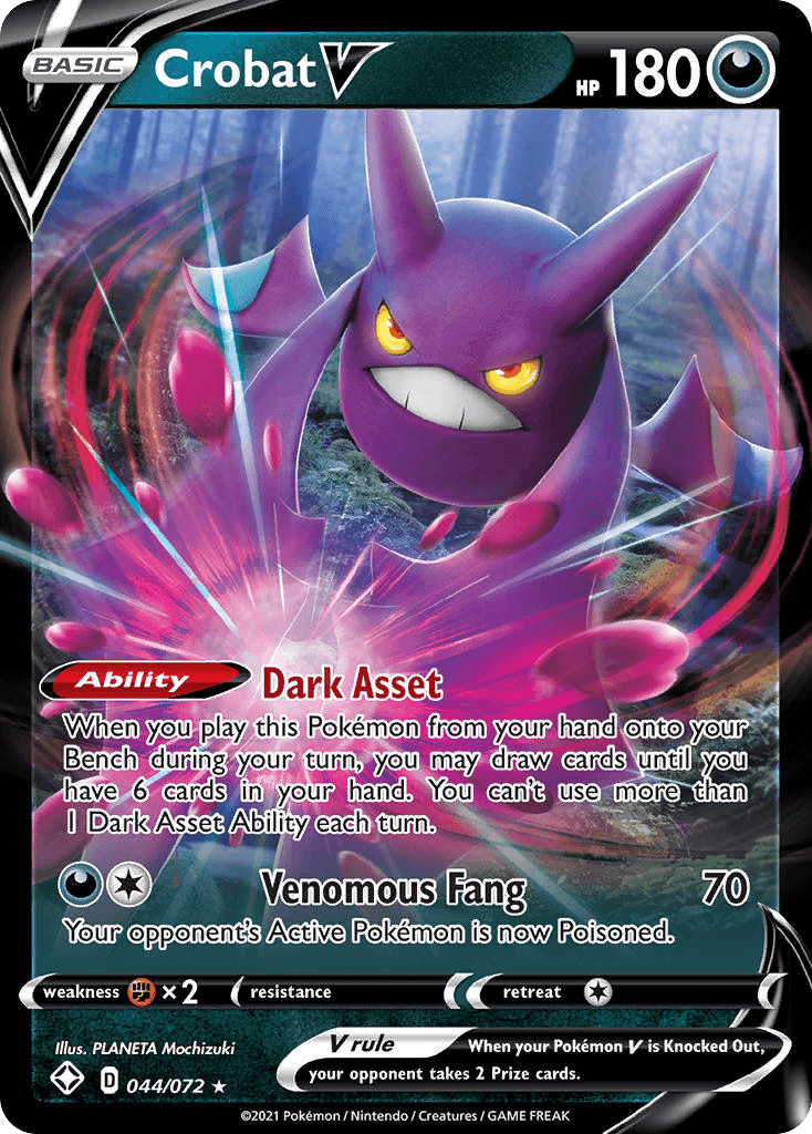 Crobat V, carta 44 de Shining Fates