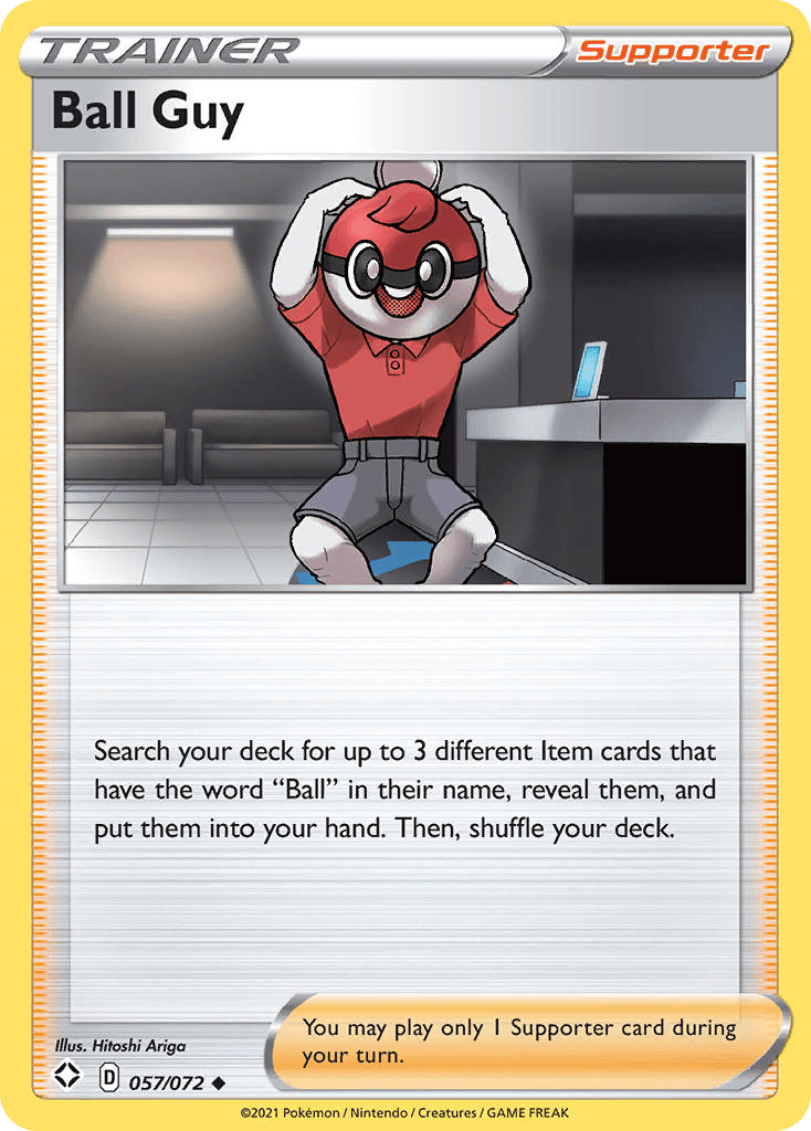 Ball Guy, carta 57 de Shining Fates