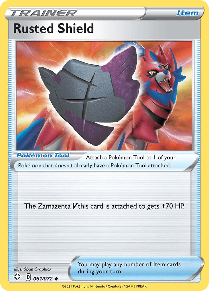 Rusted Shield, carta 61 de Shining Fates