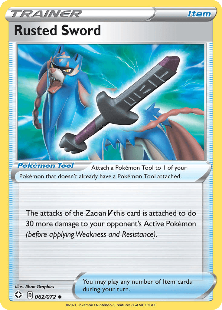 Rusted Sword, carta 62 de Shining Fates