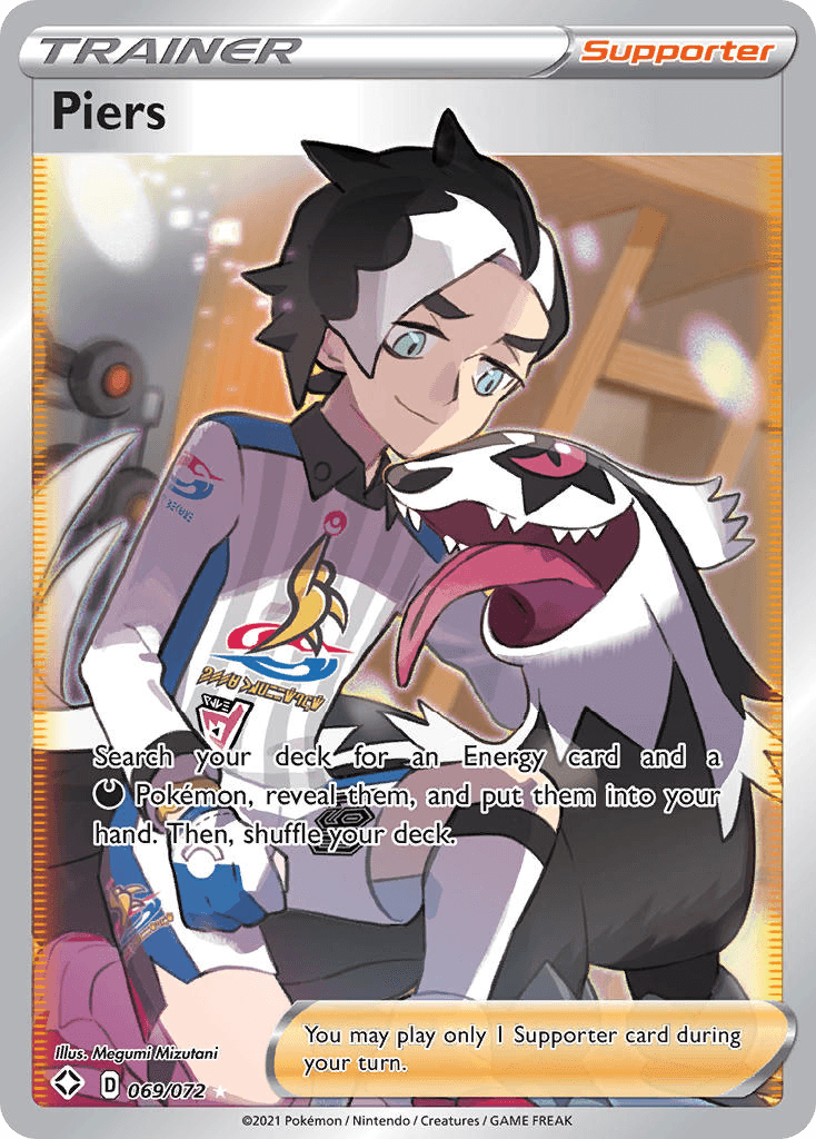 Piers, carta 69 de Shining Fates