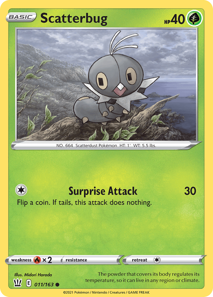 Scatterbug, carta 11 de Battle Styles