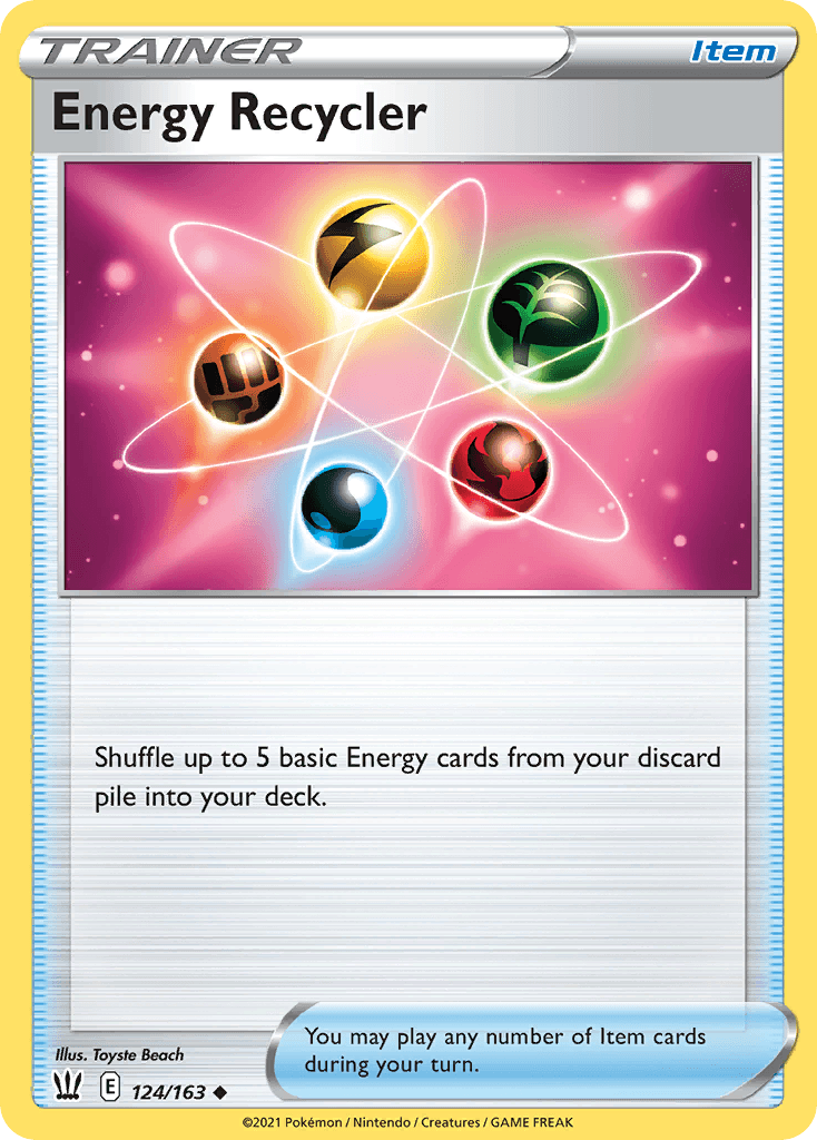 Energy Recycler, carta 124 de Battle Styles