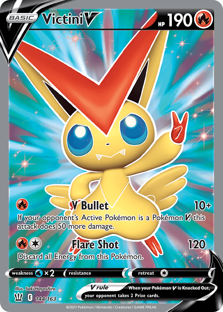 Victini V, carta 144 de Battle Styles