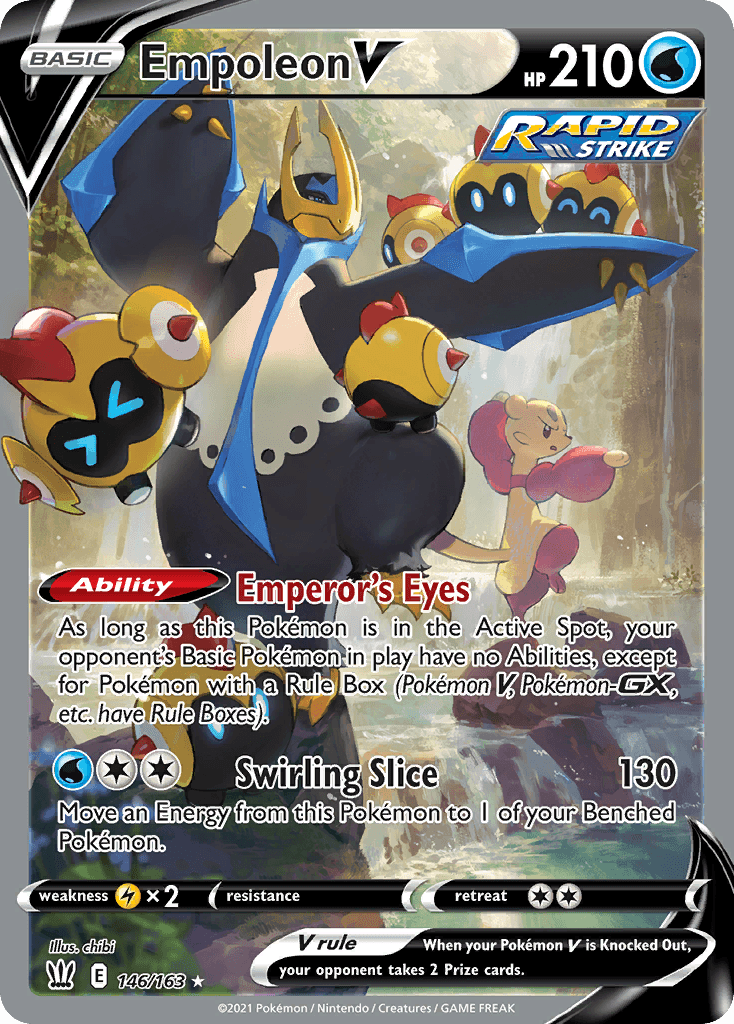 Empoleon V, carta 146 de Battle Styles