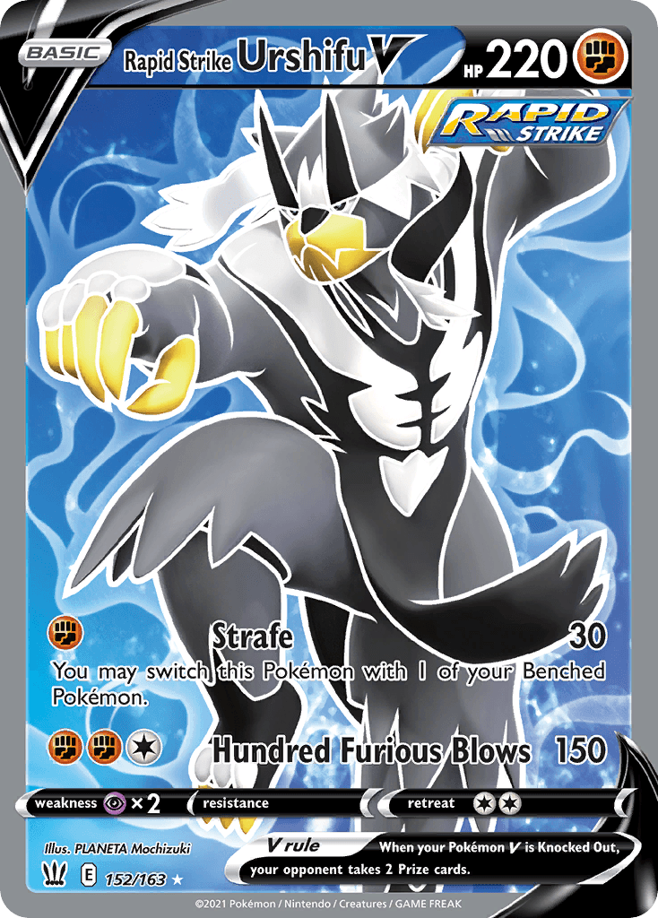 Rapid Strike Urshifu V, carta 152 de Battle Styles