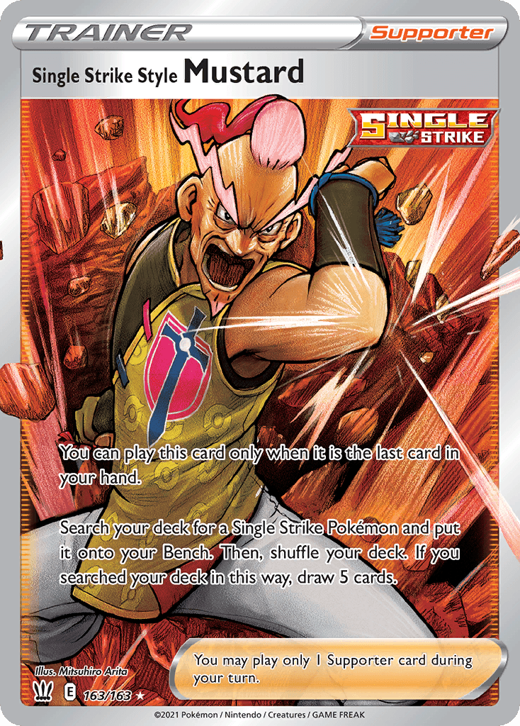 Single Strike Style Mustard, carta 163 de Battle Styles