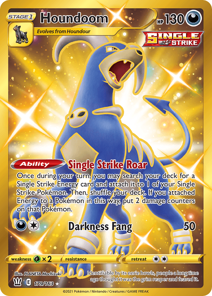 Houndoom, carta 179 de Battle Styles