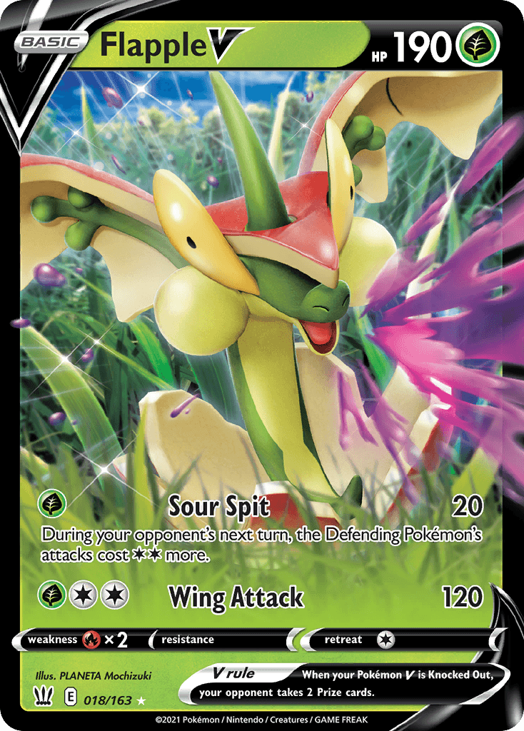 Flapple V, carta 18 de Battle Styles