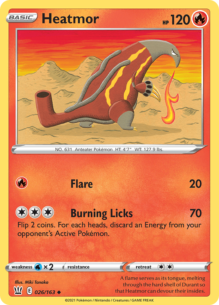 Heatmor, carta 26 de Battle Styles