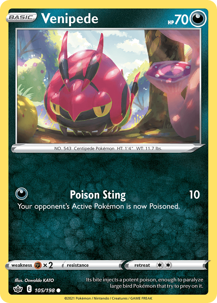 Venipede, carta 105 de Chilling Reign