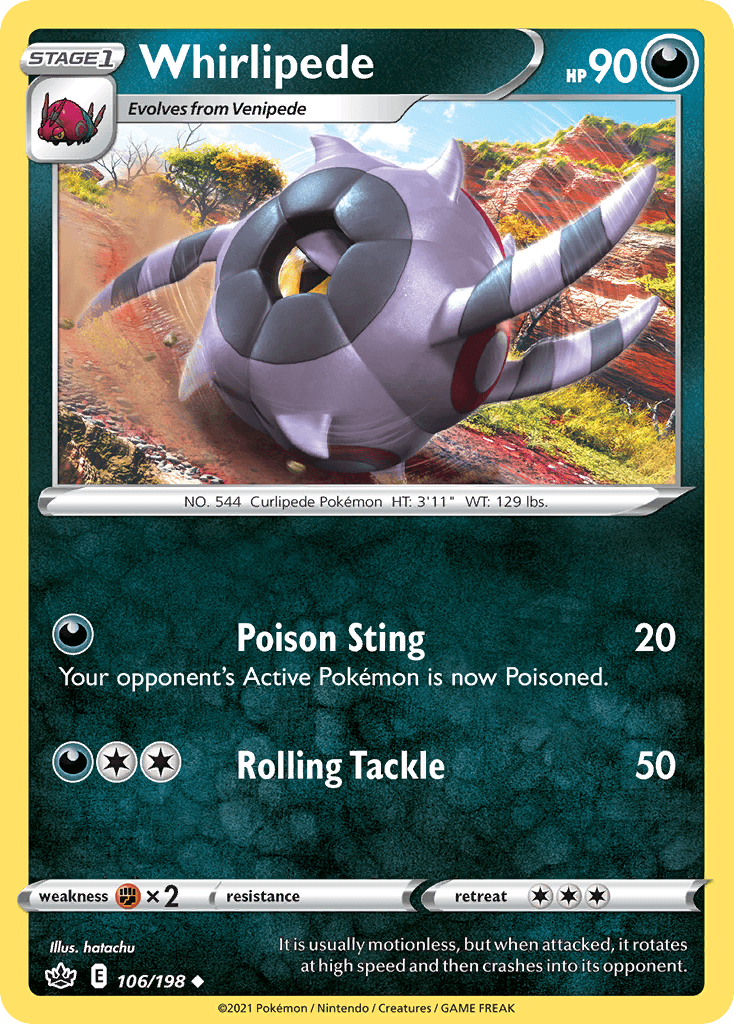 Whirlipede, carta 106 de Chilling Reign