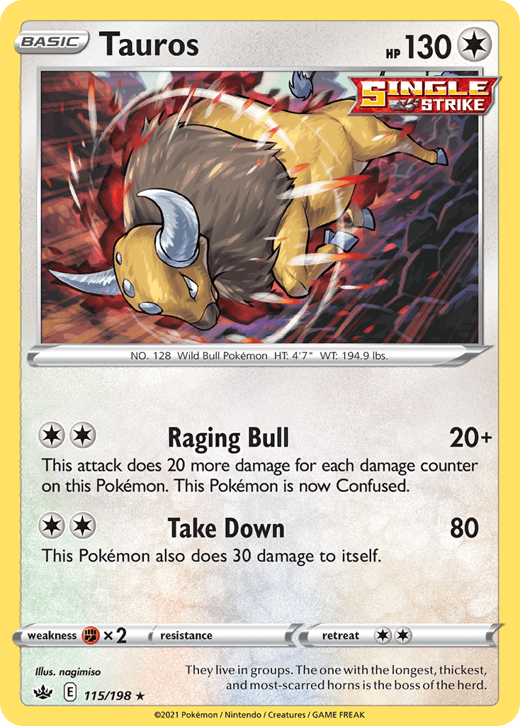 Tauros, carta 115 de Chilling Reign
