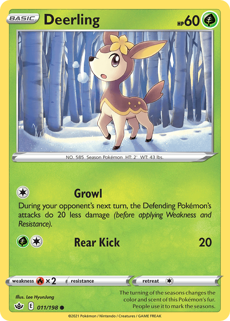 Deerling, carta 11 de Chilling Reign