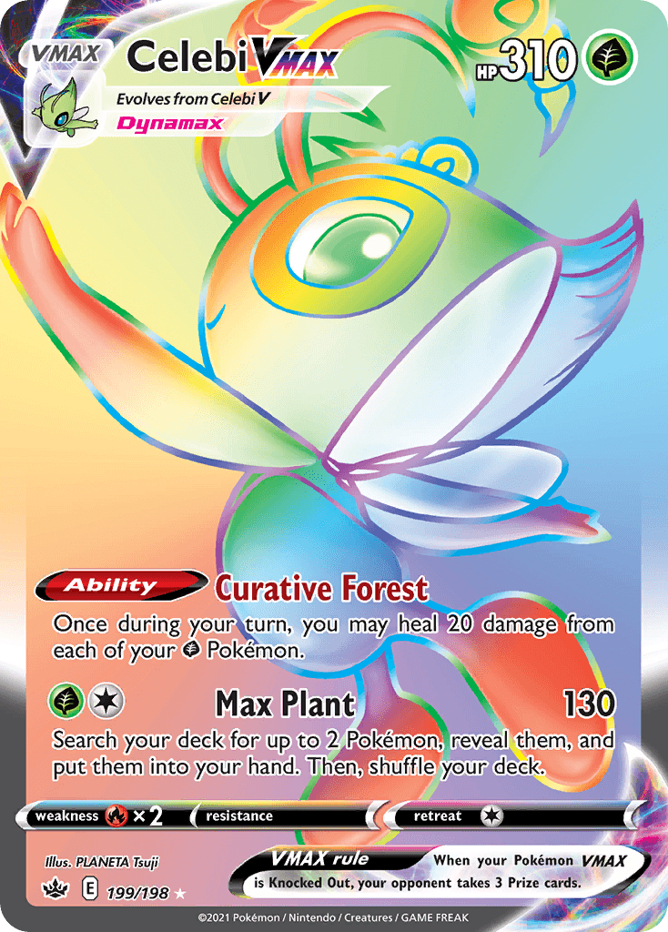 Celebi VMAX, carta 199 de Chilling Reign