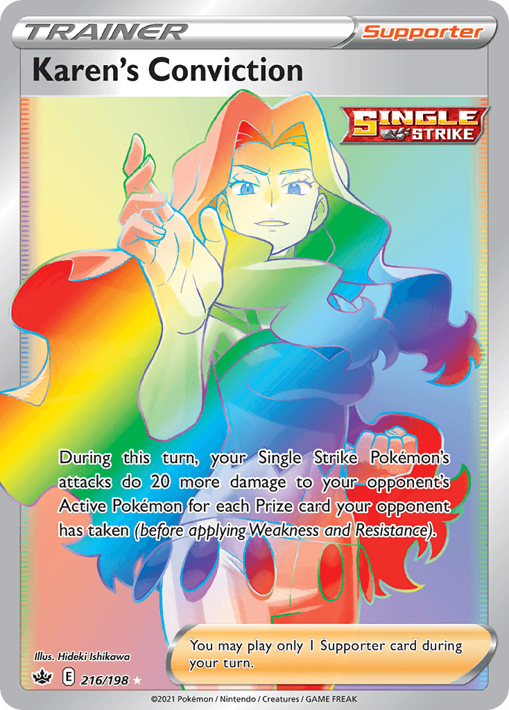 Karen's Conviction, carta 216 de Chilling Reign