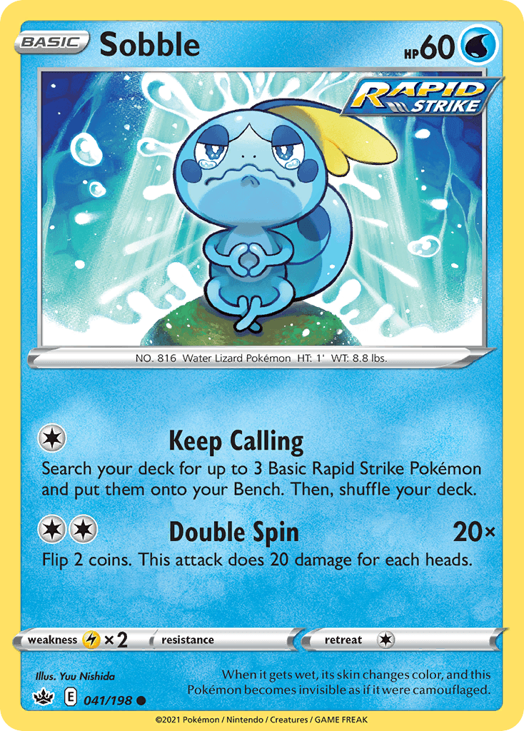 Sobble, carta 41 de Chilling Reign