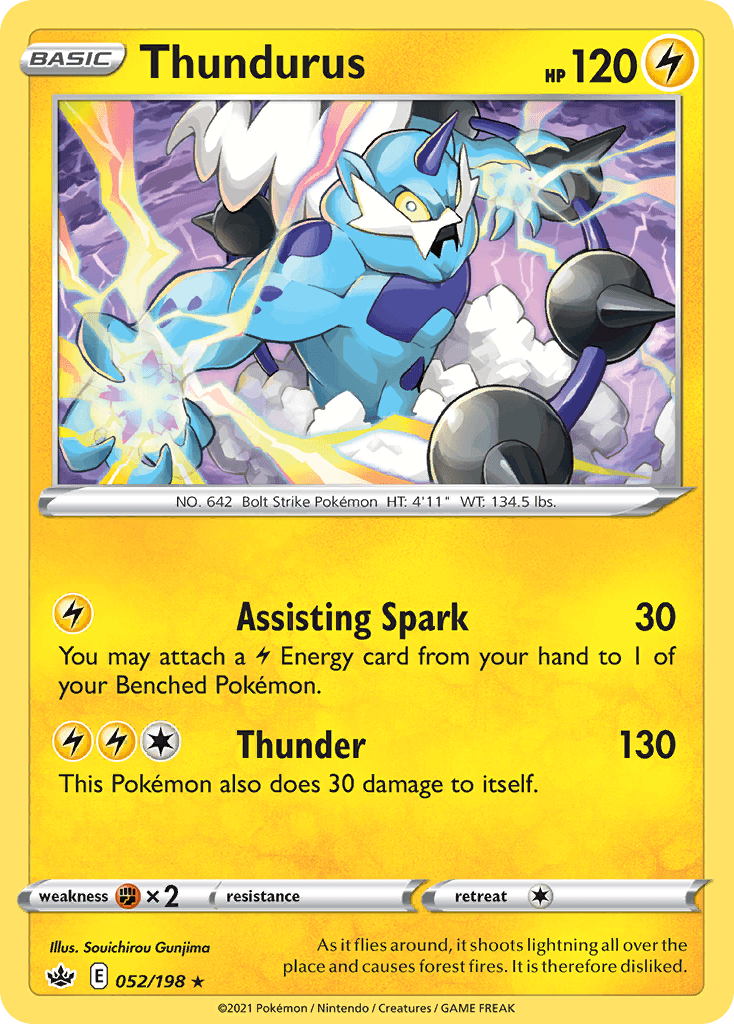 Thundurus, carta 52 de Chilling Reign