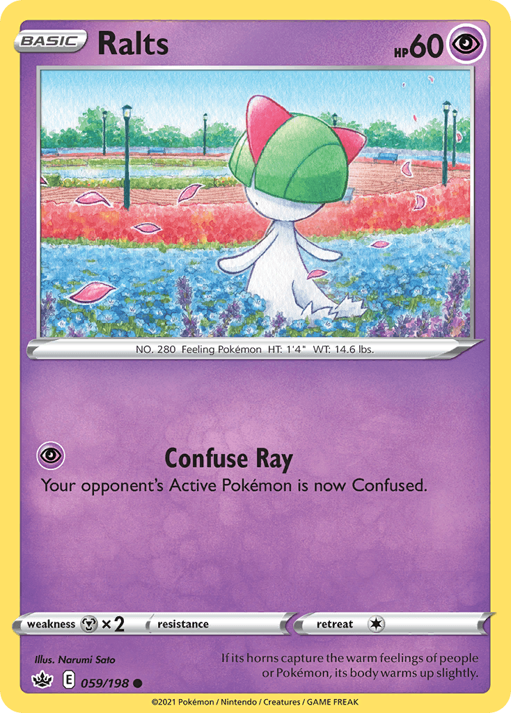 Ralts, carta 59 de Chilling Reign