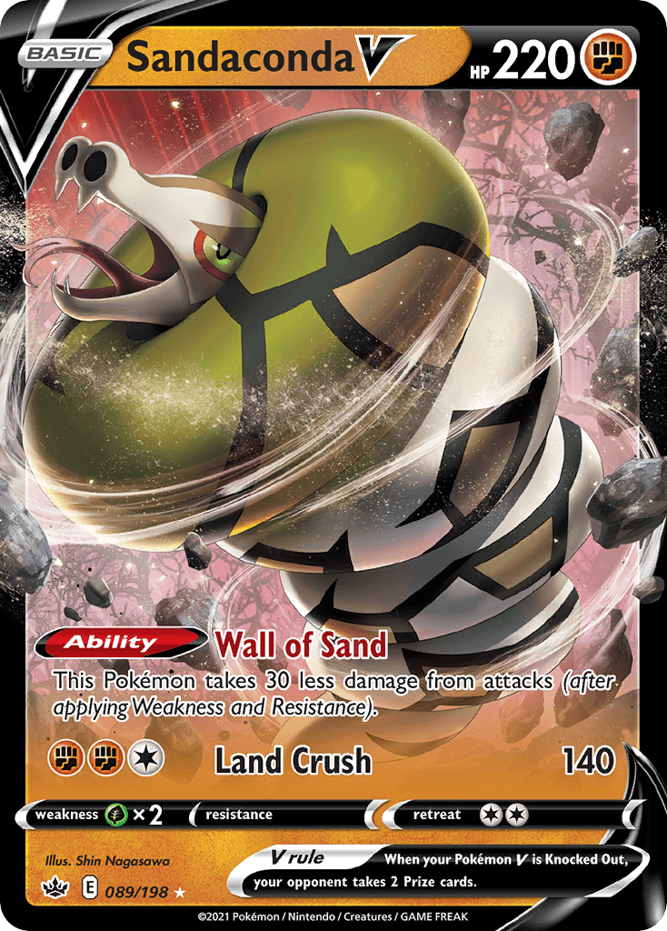 Sandaconda V, carta 89 de Chilling Reign