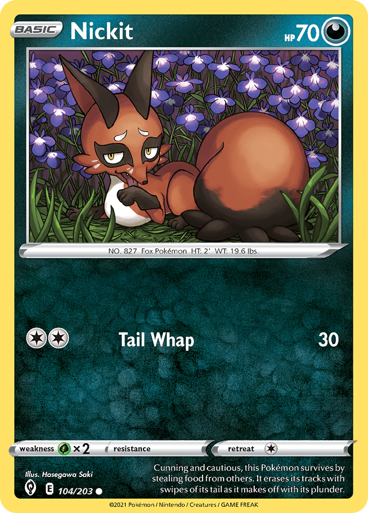 Nickit, carta 104 de Evolving Skies