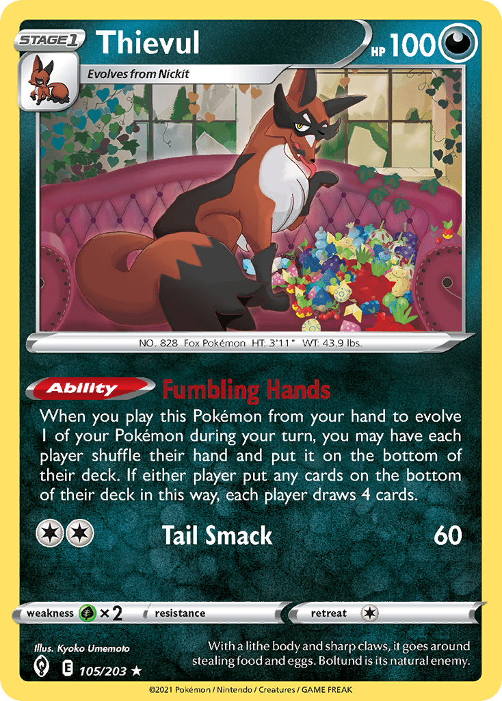 Thievul, carta 105 de Evolving Skies