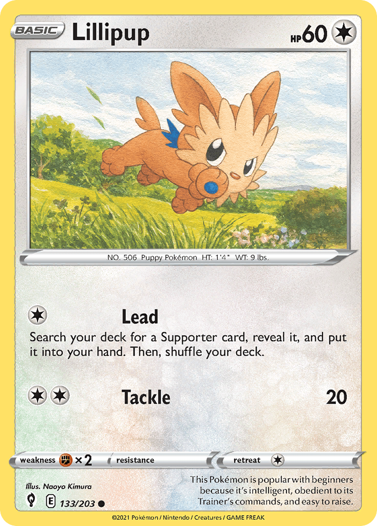 Lillipup, carta 133 de Evolving Skies