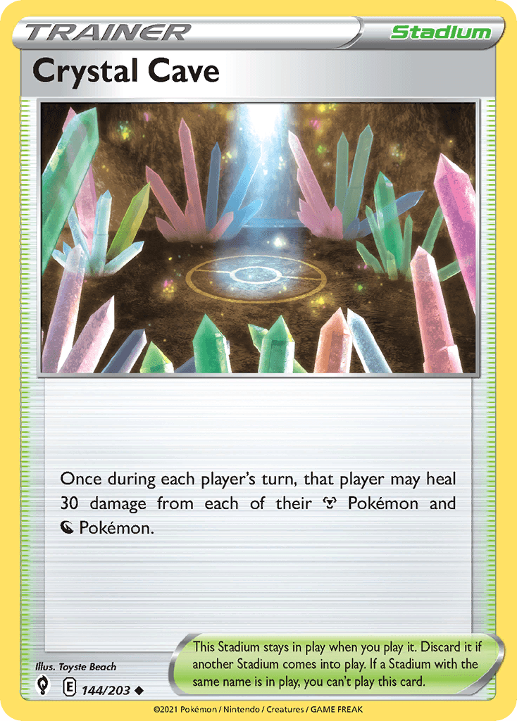Crystal Cave, carta 144 de Evolving Skies