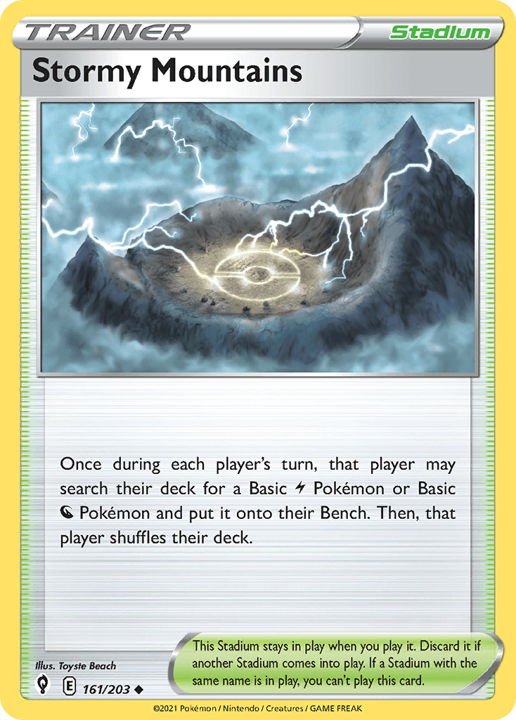 Stormy Mountains, carta 161 de Evolving Skies