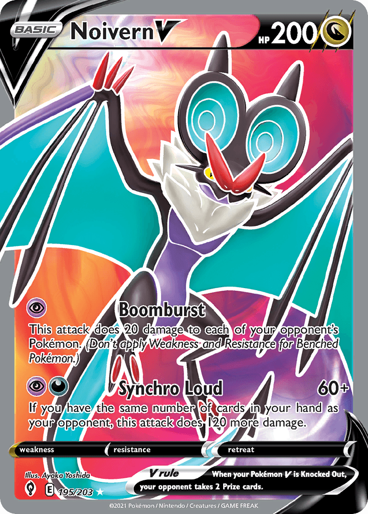 Noivern V, carta 195 de Evolving Skies