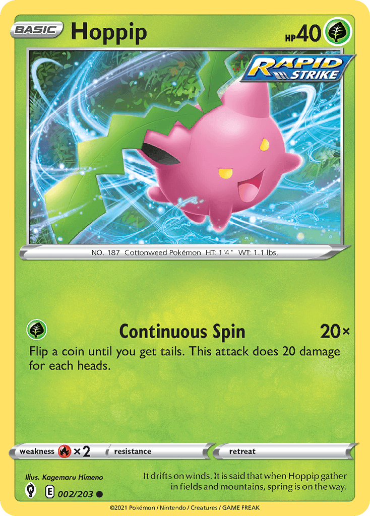 Hoppip, carta 2 de Evolving Skies