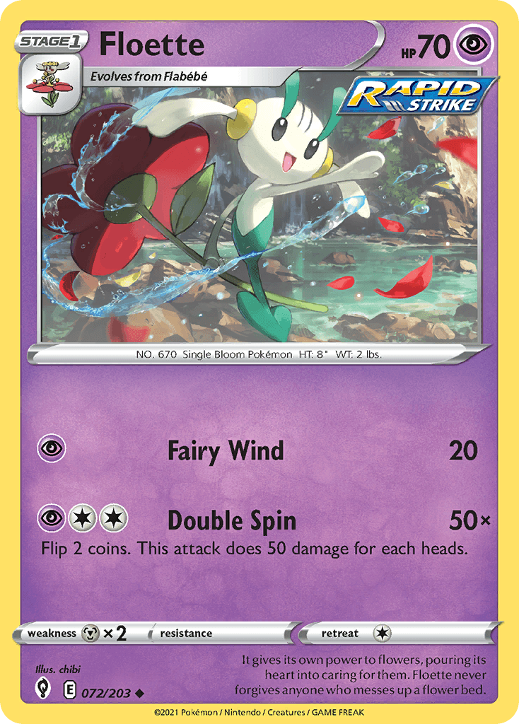 Floette, carta 72 de Evolving Skies