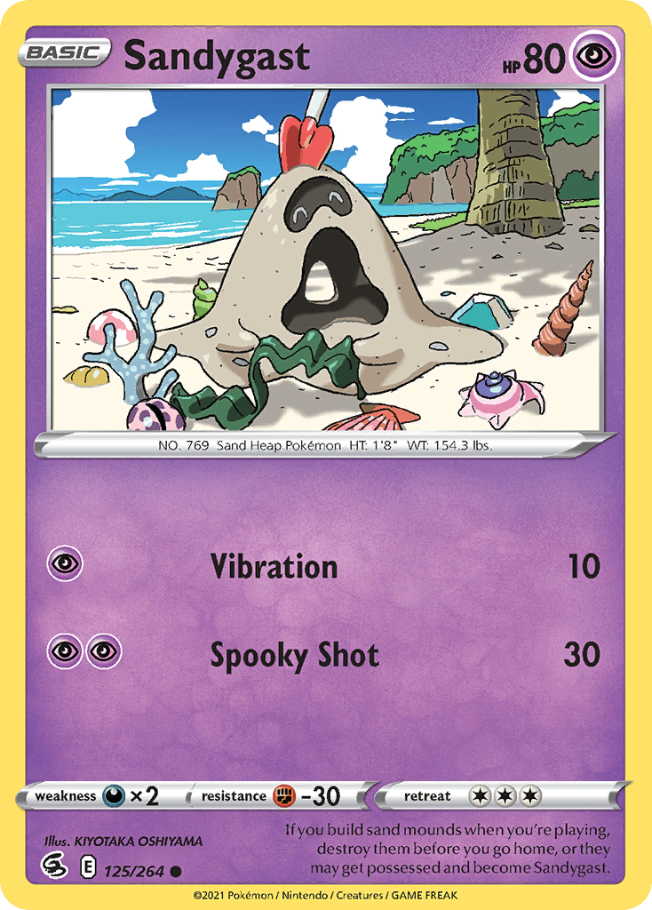 Sandygast, carta 125 de Fusion Strike