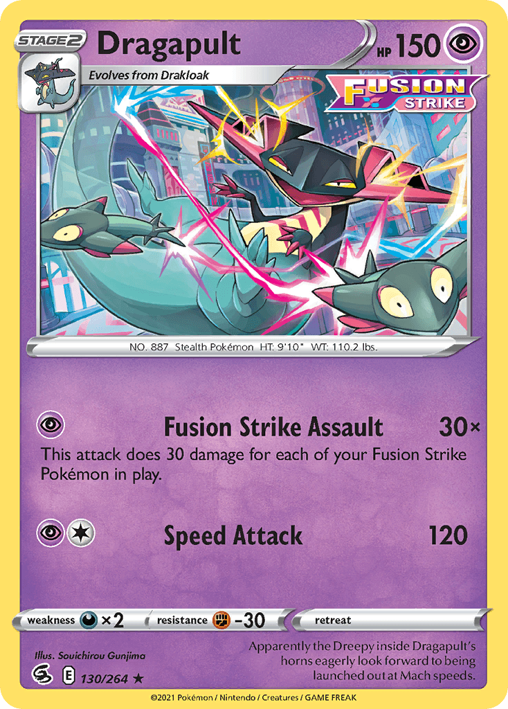 Dragapult, carta 130 de Fusion Strike