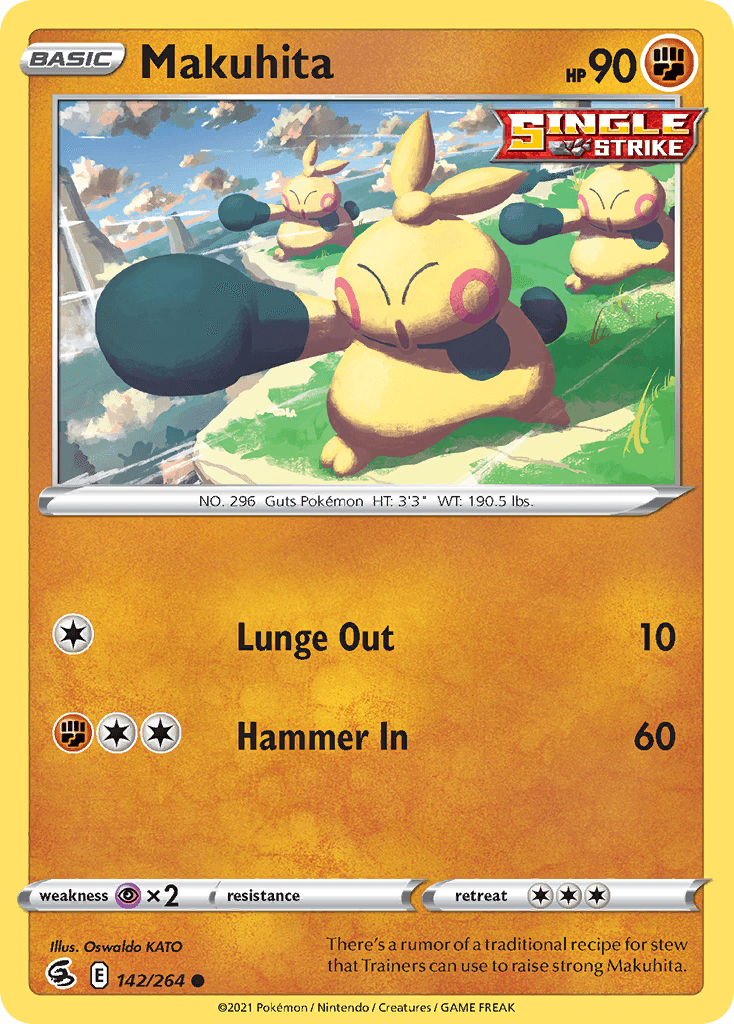 Makuhita, carta 142 de Fusion Strike