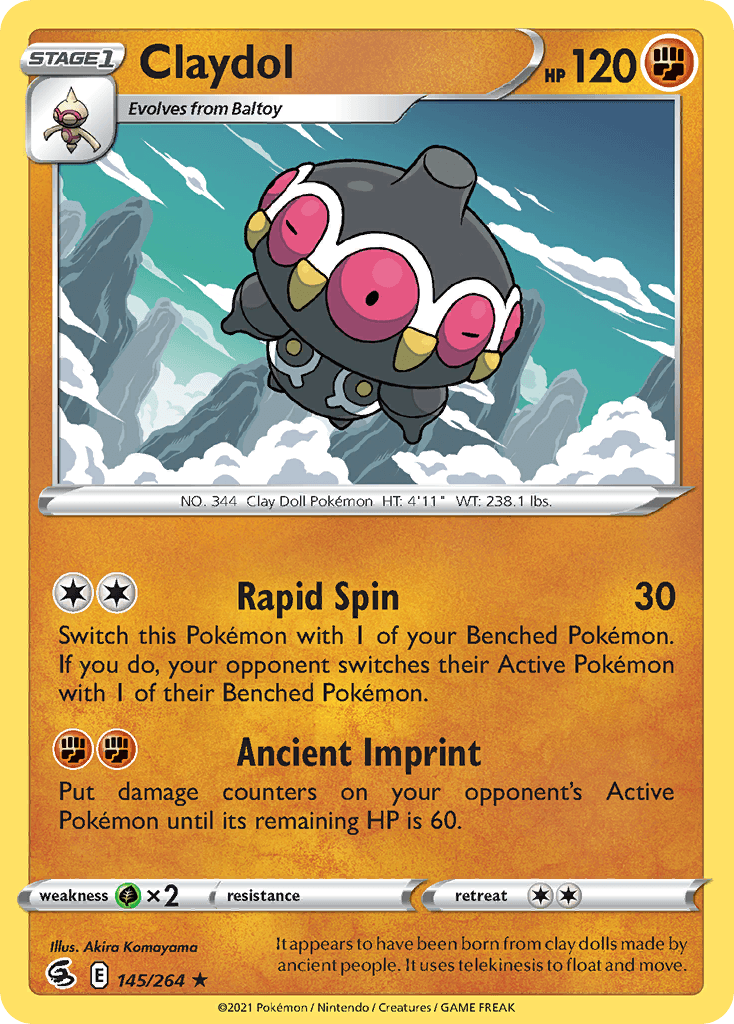 Claydol, carta 145 de Fusion Strike
