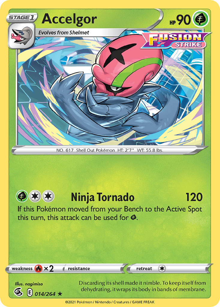Accelgor, carta 14 de Fusion Strike