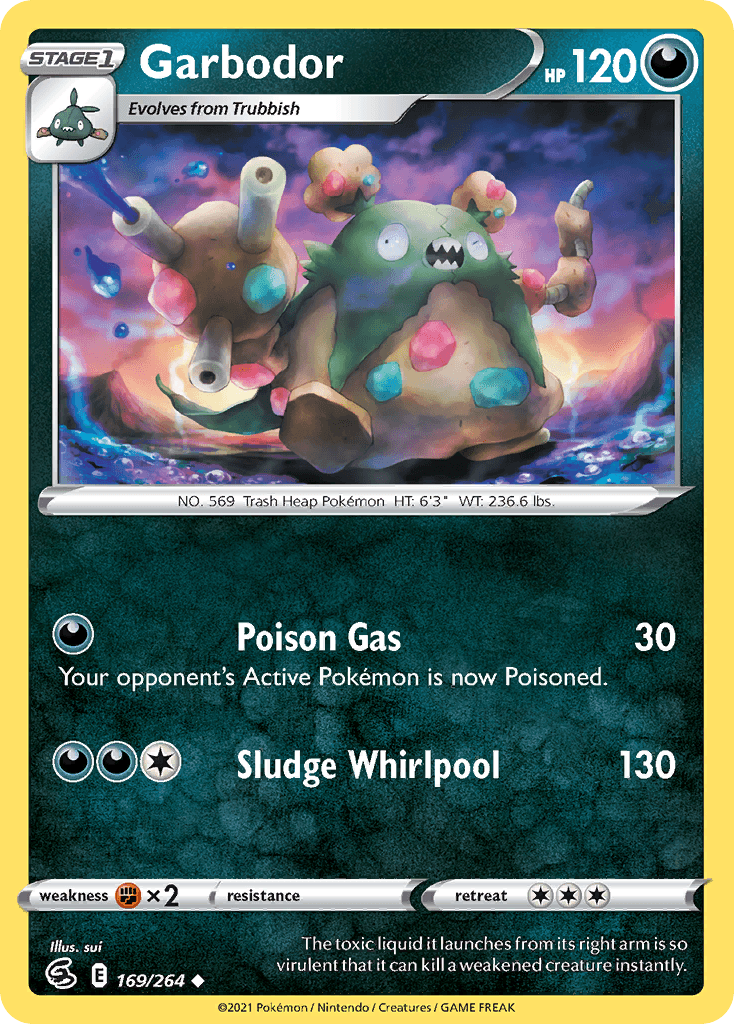 Garbodor, carta 169 de Fusion Strike