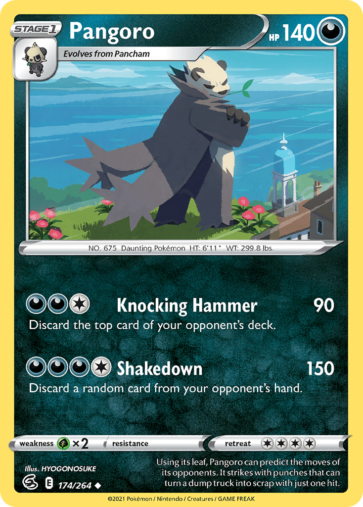 Pangoro, carta 174 de Fusion Strike