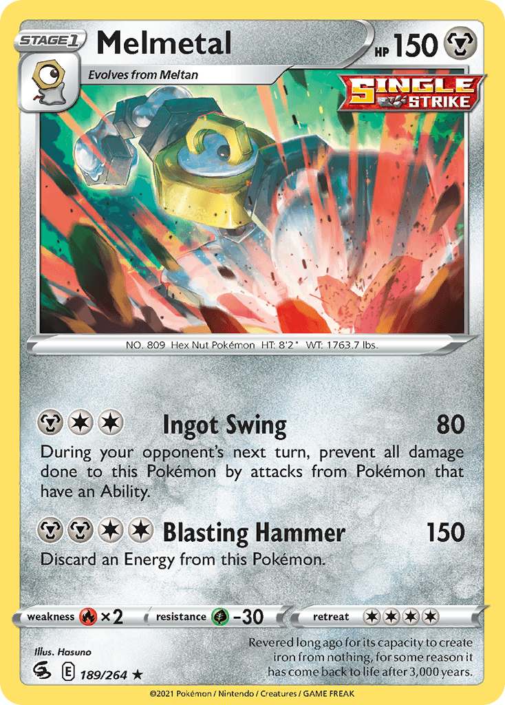 Melmetal, carta 189 de Fusion Strike