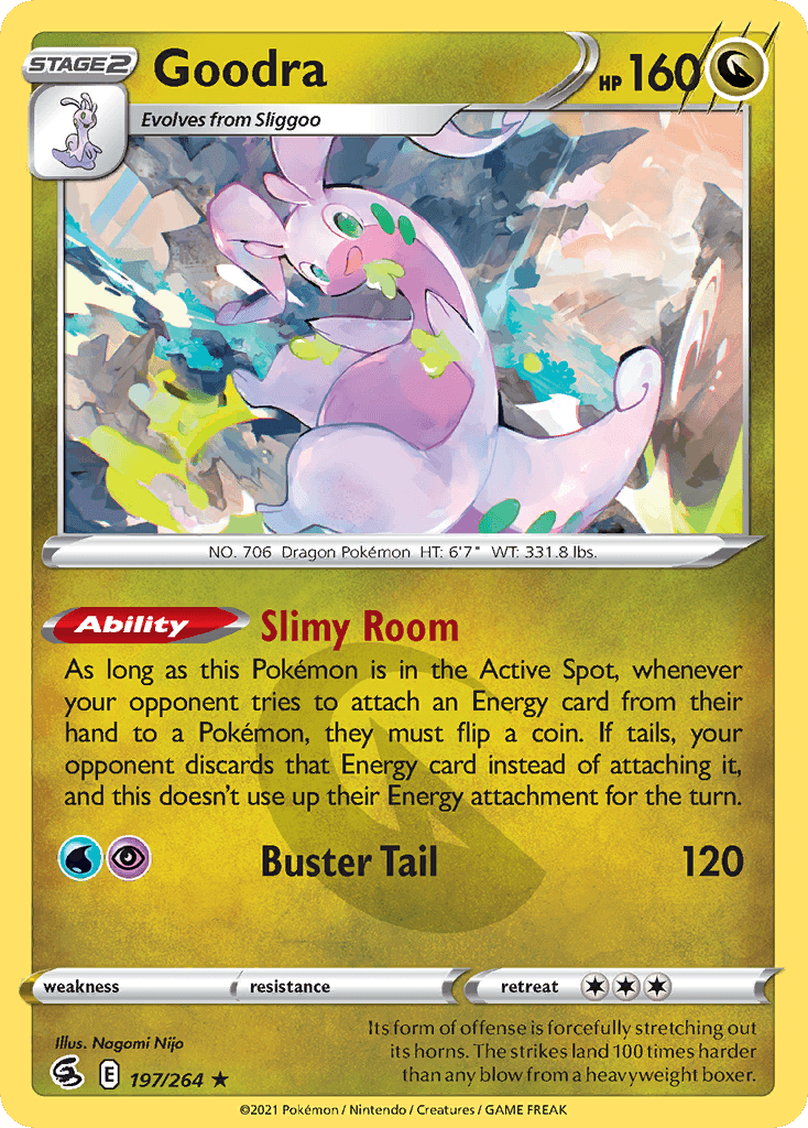 Goodra, carta 197 de Fusion Strike