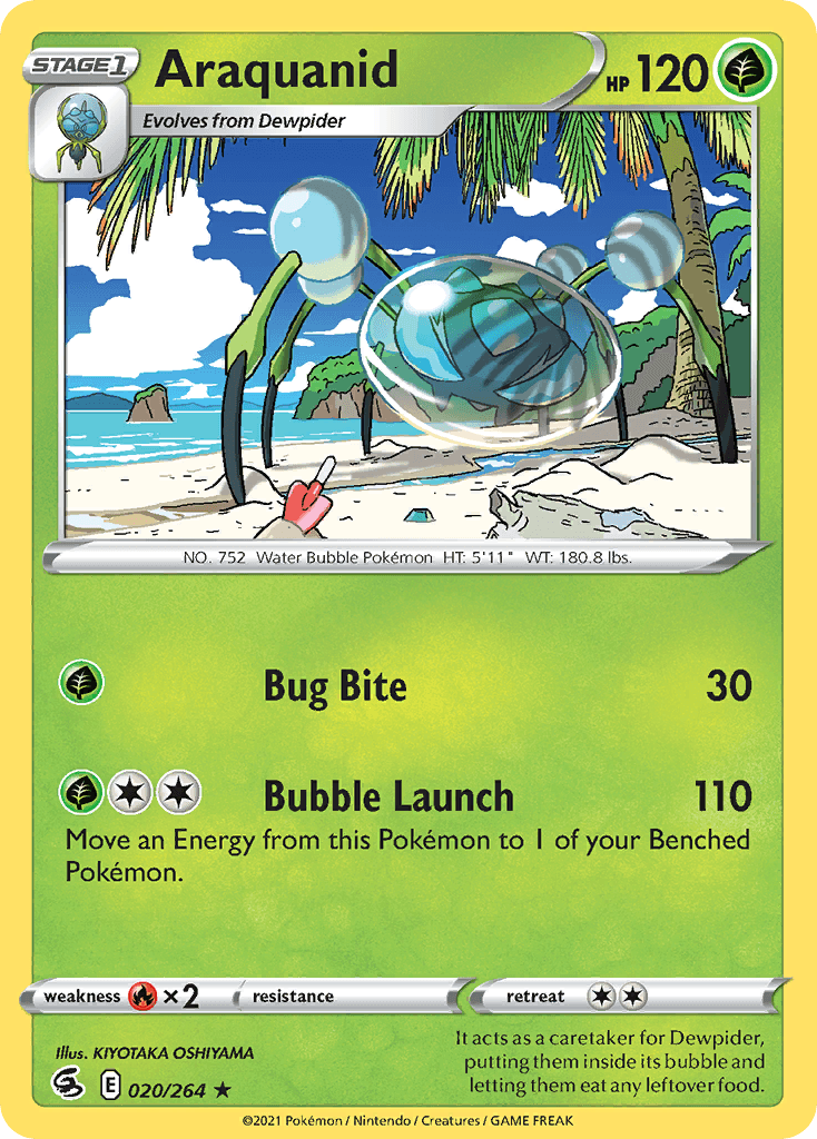 Araquanid, carta 20 de Fusion Strike