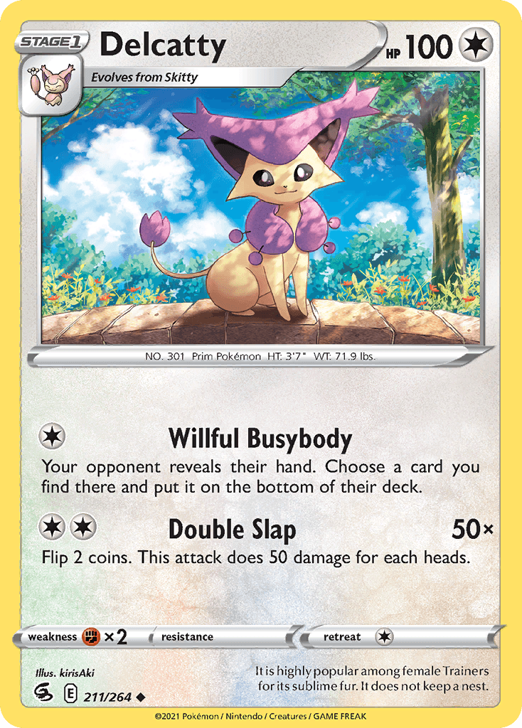 Delcatty, carta 211 de Fusion Strike