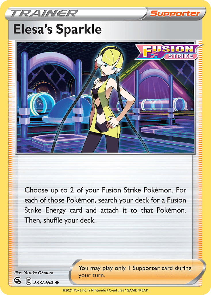 Elesa's Sparkle, carta 233 de Fusion Strike