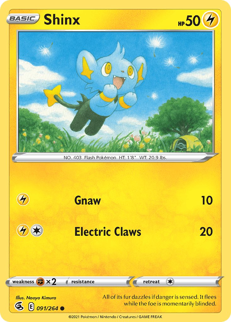Shinx, carta 91 de Fusion Strike