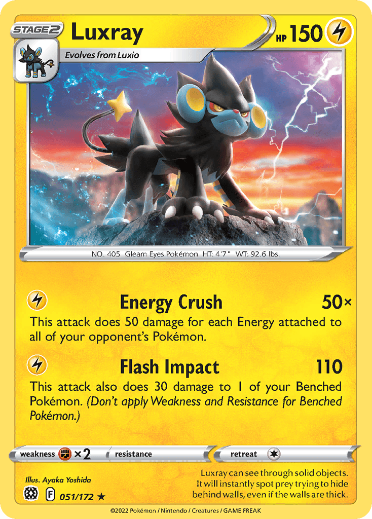 Luxray, carta 051 de Brilliant Stars