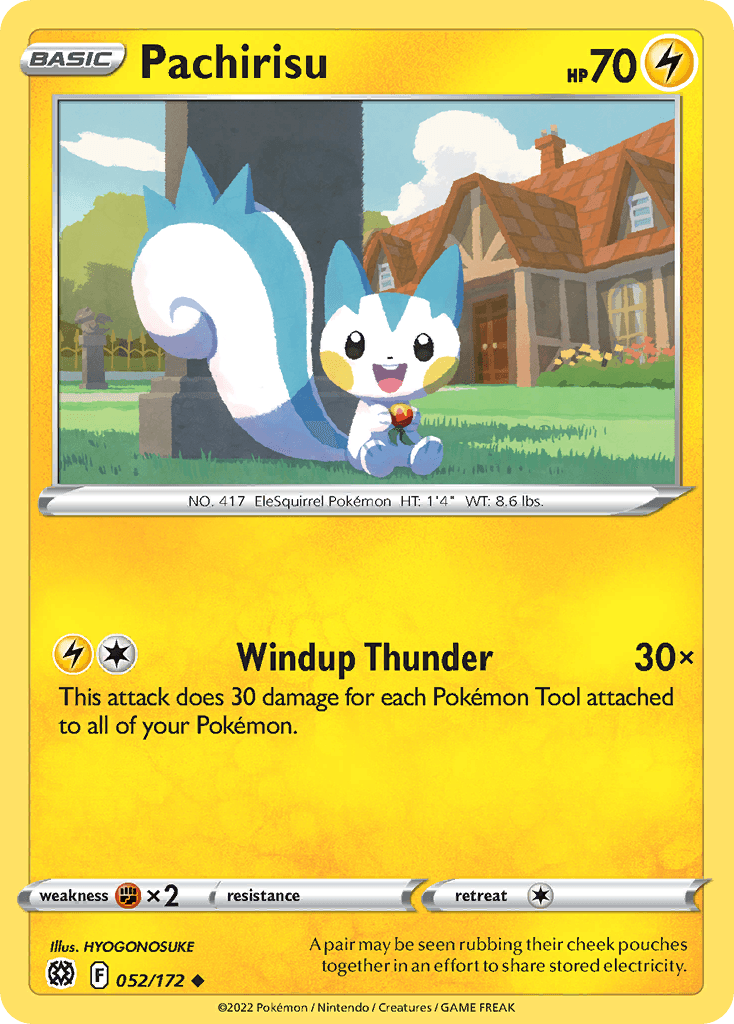 Pachirisu, carta 052 de Brilliant Stars