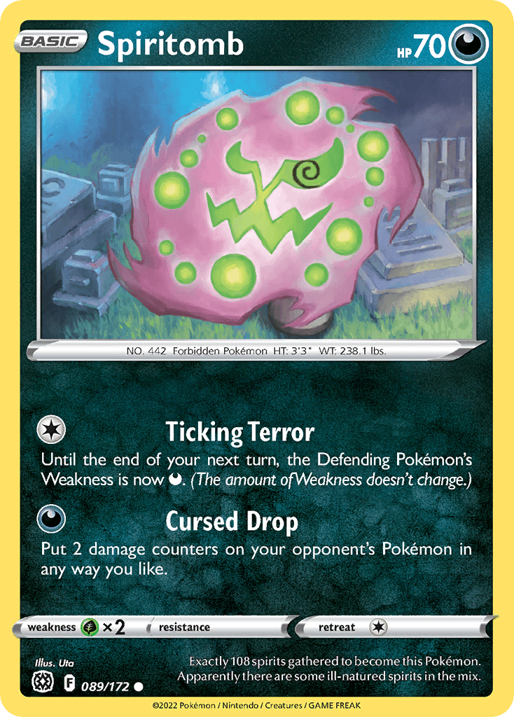 Spiritomb, carta 089 de Brilliant Stars
